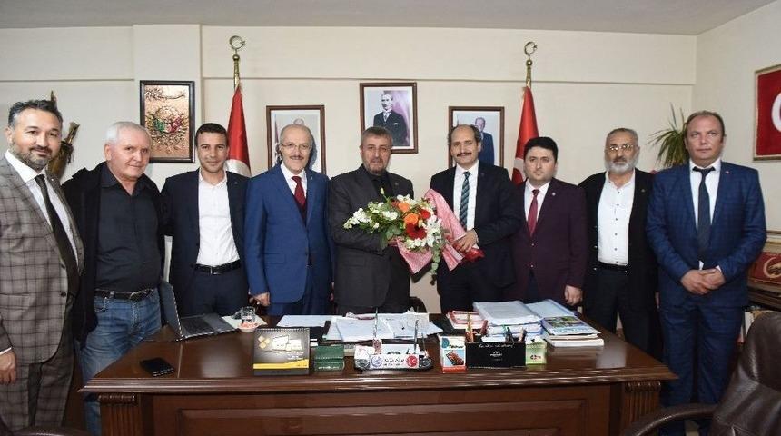 Başkan Kafaoğlu&rsquo;ndan Mhp&rsquo;ye Teşekk&uuml;r Ziyareti