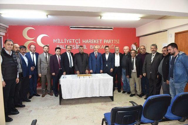 Başkan Kafaoğlu’ndan Mhp’ye Teşekkür Ziyareti