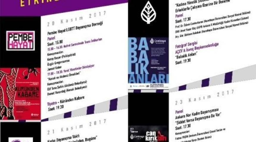 Çankaya’da Şiddetle Mücadele Günleri Başlıyor