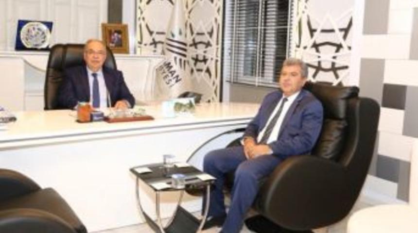 Şambayat Belediye Başkanı Arıcı&rsquo;dan Başkan Kutlu&rsquo;ya Ziyaret