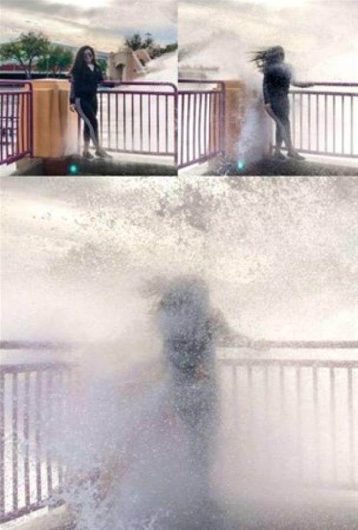 Saniyeler sonra olanlar şaşırttı  G4