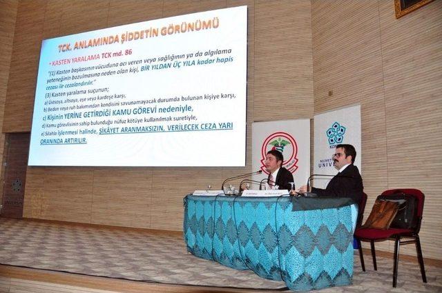 Ne&uuml;&rsquo;de Sağlıkta Şiddet Konuşuldu 1