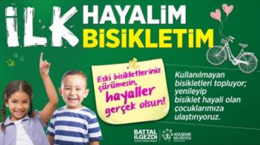 &Ccedil;ocukların Bisiklet Hayalleri Ger&ccedil;eğe D&ouml;n&uuml;ş&uuml;yor