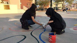 Hem Okul Hem Öğrenciler Rengarenk Oldu