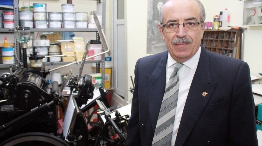 Tokat&rsquo;ın En Eski Matbaacısı 43 Yıllık Makinesine G&ouml;z&uuml; Gibi Bakıyor