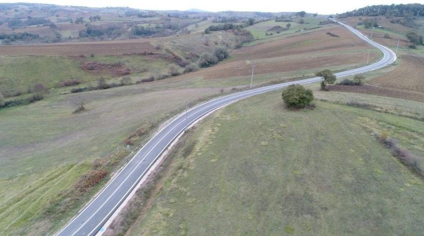 K&ouml;rfez&rsquo;de 9 Bin 500 Metrelik Yol Yenilendi
