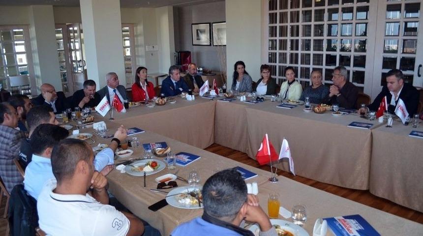 T&uuml;rsab Genel Sekreteri G&uuml;rc&uuml;n, Didimli Acentelerle Bir Araya Geldi