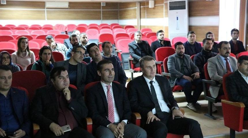 M&uuml;d&uuml;r Kızılkaya İl&ccedil;e Milli Eğitim M&uuml;d&uuml;rleriyle Toplantı Yaptı