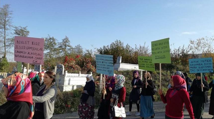 Kumru&rsquo;da Taş Ocağı Tepkisi