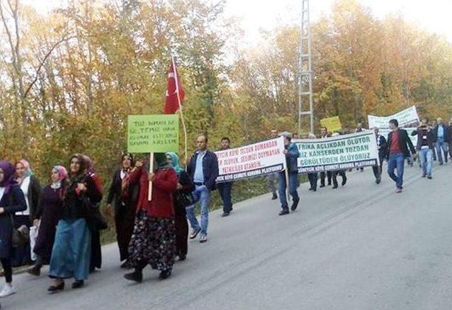 Kumru’da Taş Ocağı Tepkisi