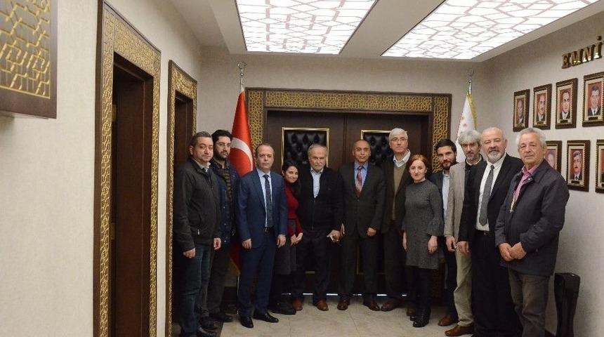 Sgb&rsquo;den Emniyet M&uuml;d&uuml;r&uuml; Kaya&rsquo;ya Ziyaret