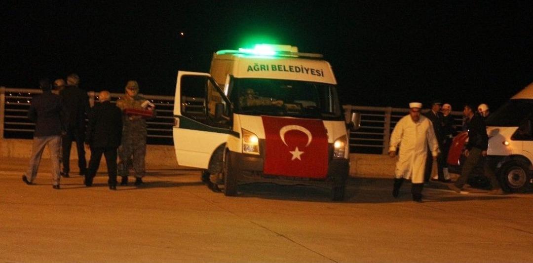 Ağrı Şehidi Memleketine Uğurlandı