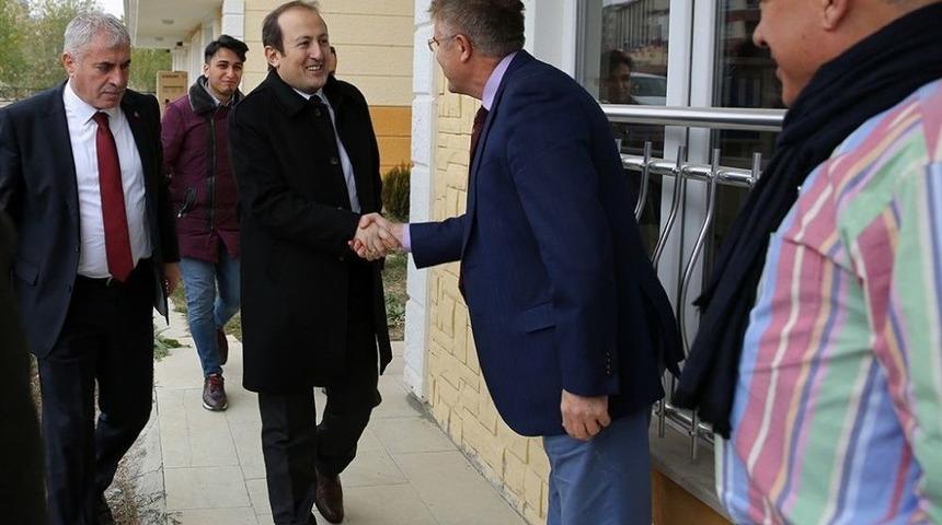 Vali Ali Hamza Pehlivan, Doğal Taş Fabrikası Teknik Destek Ofisini Ziyaret Etti