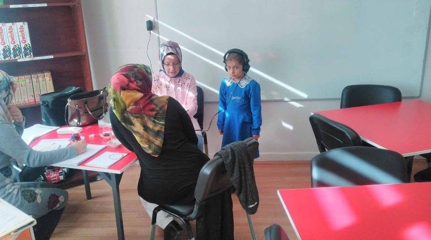 &Ouml;ğrencilere İşitme Testi