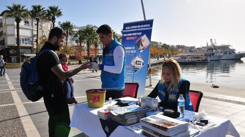 Marmaris&rsquo;te Vatandaşlara &Uuml;cretsiz Diyabet Testi