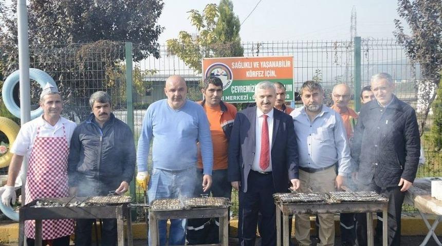 Başkan Baran İş&ccedil;ilerle Balık Yedi