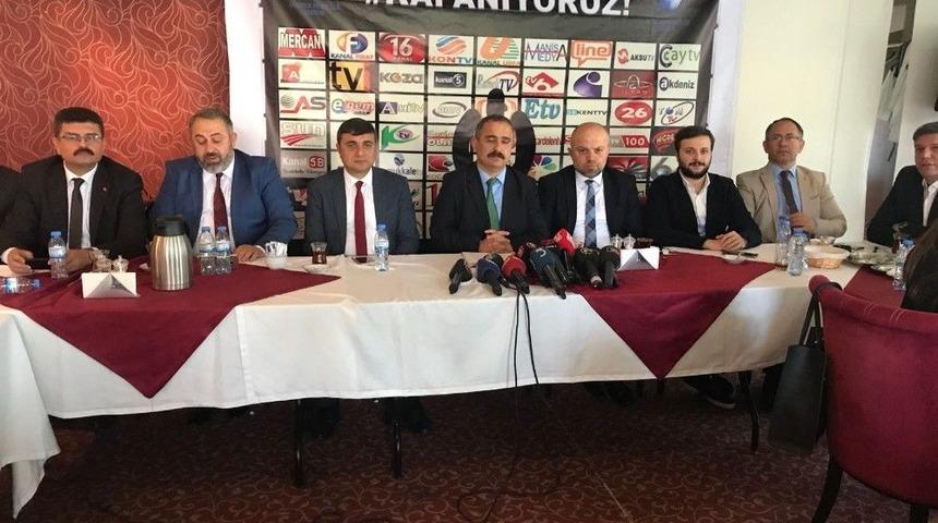 Anadolu Yayıncılar Derneği Başkanı Burhan: &ldquo;artık Biz &Ccedil;ok Yorulduk, Kapanmak &Uuml;zereyiz"