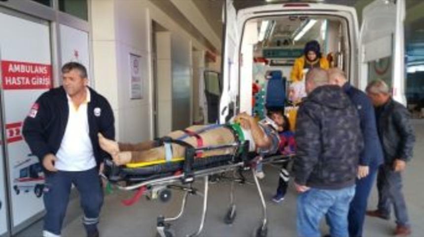 1. Kattan Düşen İşçi Yaralandı