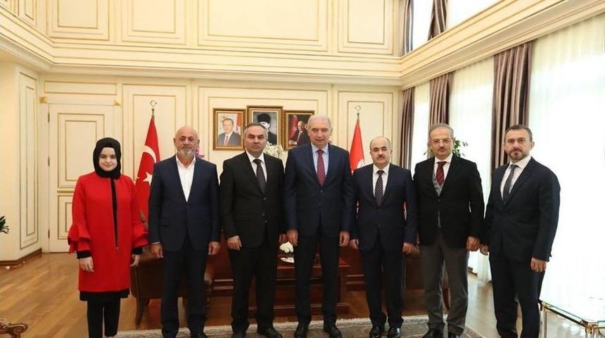 İbb Başkanı Uysal&rsquo;a D&uuml;zce&rsquo;den Ziyaret