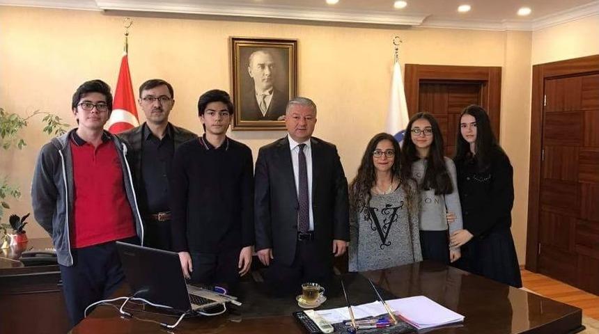 Develi İmkb Fen Lisesi&rsquo;nden Kaymakam Duru&rsquo;ya Ziyaret