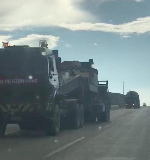 Hatay sınırına askeri sevkiyat sürüyor