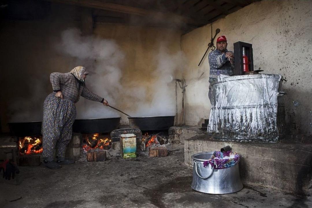 Pancarın Pekmeze Yolculuğu Fotoğraf Karelerine Yansıdı