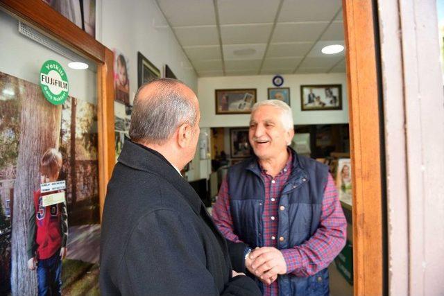 Başkan Arslan, Esnaf Ve Vatandaşları Ziyaret Etti 2