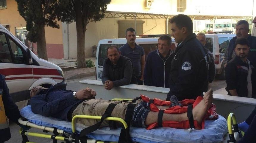 Polisten Ka&ccedil;an Ş&uuml;pheli İkinci Kattan Atladı