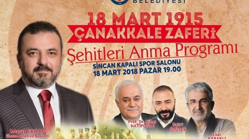 Sincan Belediyesinden &Ccedil;anakkale Zaferi Programı