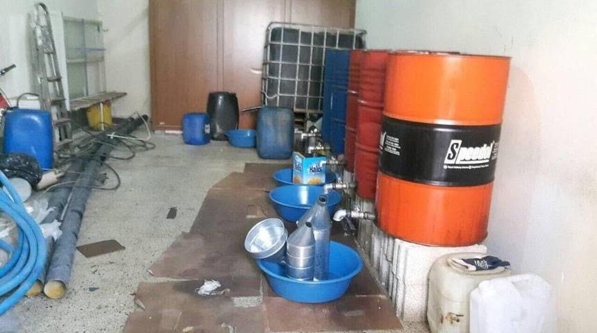 Van&rsquo;da Bir Depoda Bin 350 Litre Ka&ccedil;ak Motorin Ele Ge&ccedil;irildi