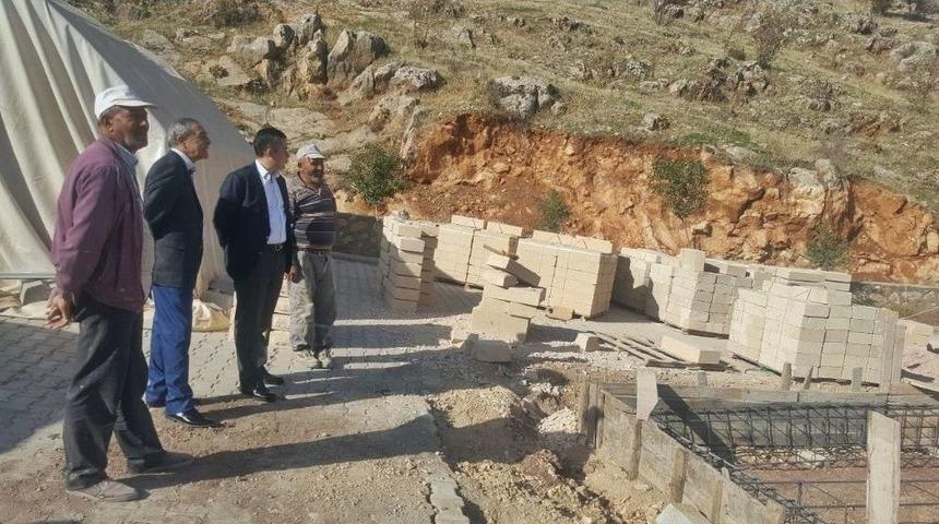 Başkan &Ouml;zdemir, Kemer Yapım &Ccedil;alışmalarını İnceledi