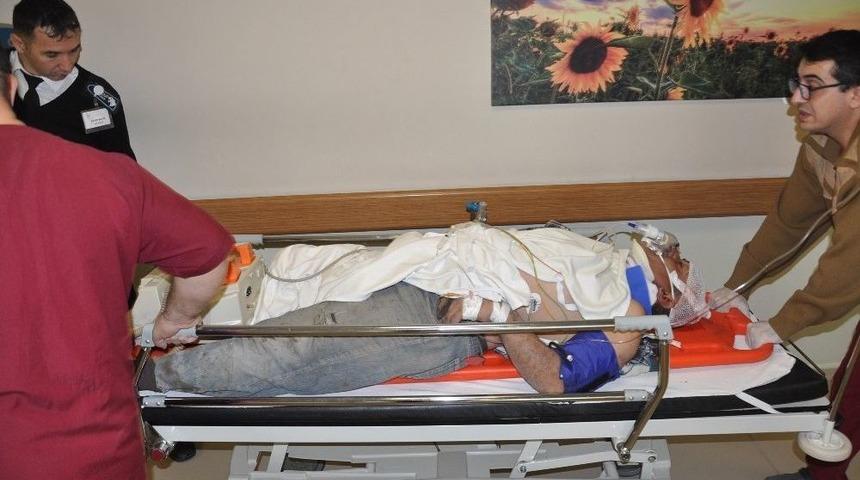 İnşaattan D&uuml;şen Usta Ağır Yaralandı