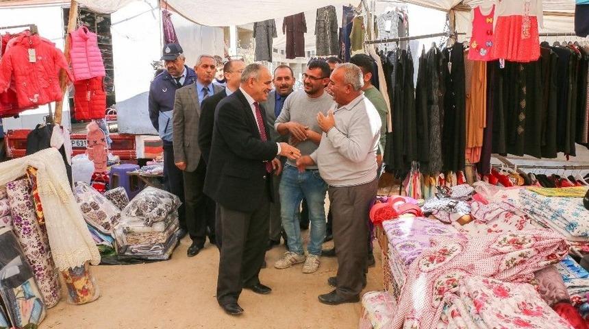 Yahyalı’da Pazar Düzenleme Çalışması