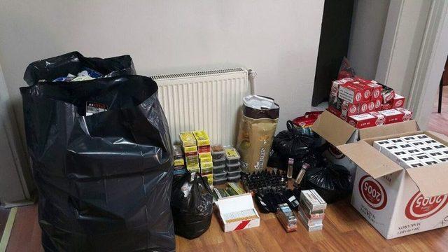 Emniyet&rsquo;ten Ka&ccedil;ak Sigara Ve Alkoll&uuml; İ&ccedil;ki Operasyonu 2