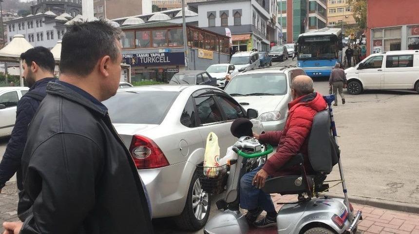 (&ouml;zel Haber) Engelli Vatandaşın Azmi Kazandı