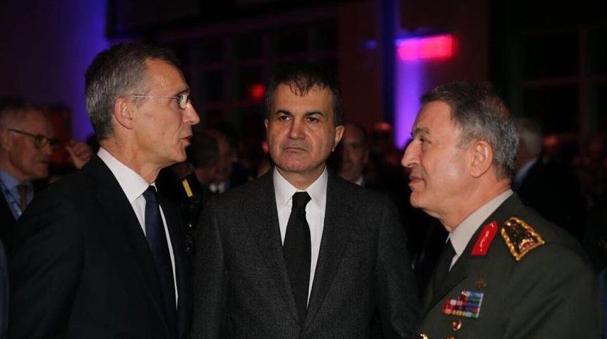 Ab Bakanı &Ouml;mer &Ccedil;elik, Nato Genel Sekreteri Jen Stoltenberg İle Biraraya Geldi