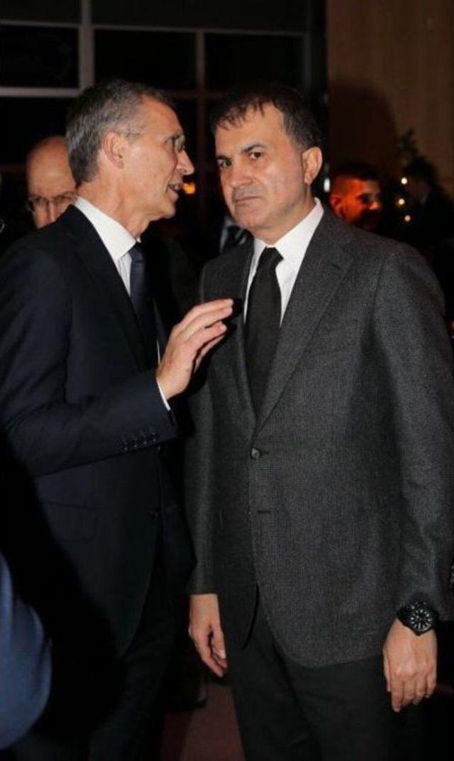 Ab Bakanı &Ouml;mer &Ccedil;elik, Nato Genel Sekreteri Jen Stoltenberg İle Biraraya Geldi 1