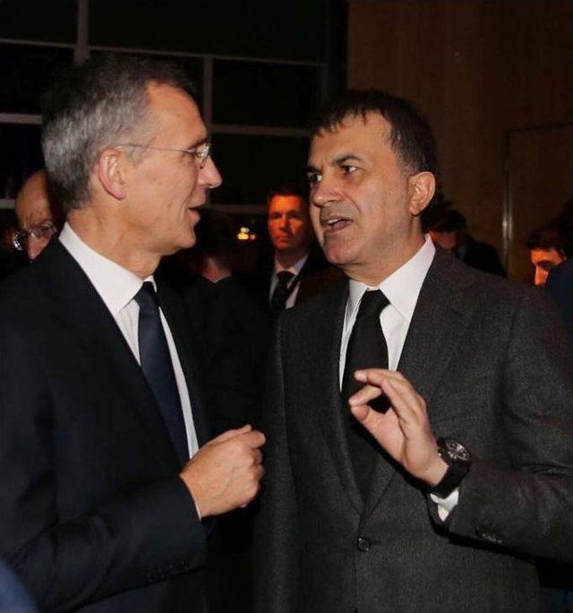 Ab Bakanı &Ouml;mer &Ccedil;elik, Nato Genel Sekreteri Jen Stoltenberg İle Biraraya Geldi 2