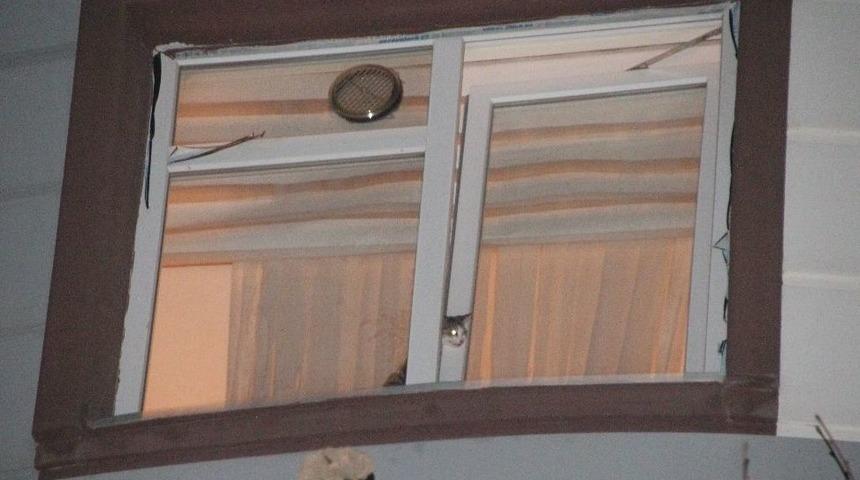 (&ouml;zel Haber) Kafasını Pencereye Sıkıştıran Kedi İtfaiye Ekipleri Tarafından Kurtarıldı