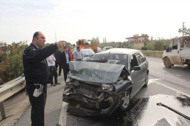 Manavgat’ta Trafik Kazası: 1 Yaralı