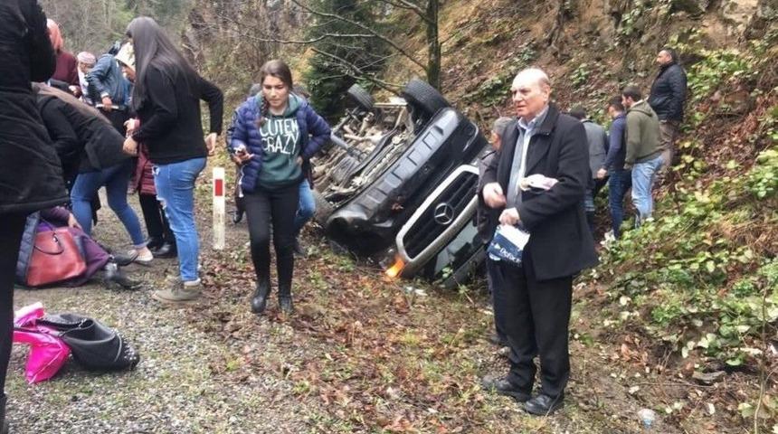 Giresun’da Yolcu Minibüsü Kaza Yaptı: 16 Yaralı