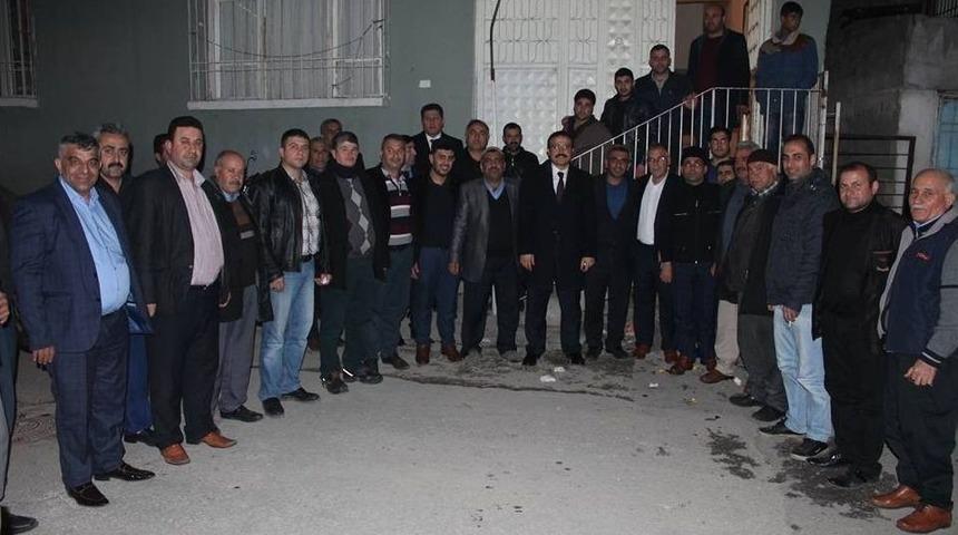 Ak Parti Şehitkamil İl&ccedil;e Başkanı Yılmaz&rsquo;dan &Ccedil;at Kapı Ziyareti