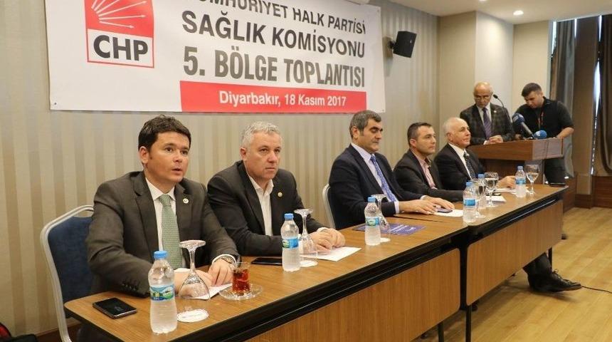Chp&rsquo;li Vekiller, Diyarbakır&rsquo;da Sağlık &Ccedil;alıştayı D&uuml;zenledi