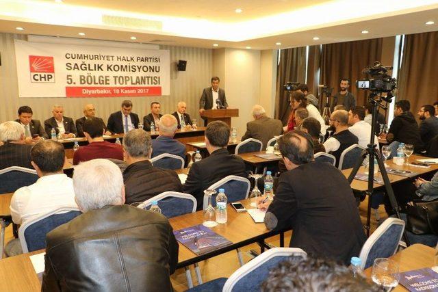 Chp’li Vekiller, Diyarbakır’da Sağlık Çalıştayı Düzenledi