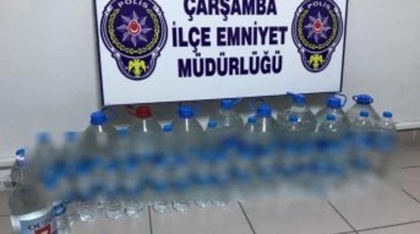 &Ccedil;arşamba&rsquo;da Sahte İ&ccedil;ki Ele Ge&ccedil;irildi