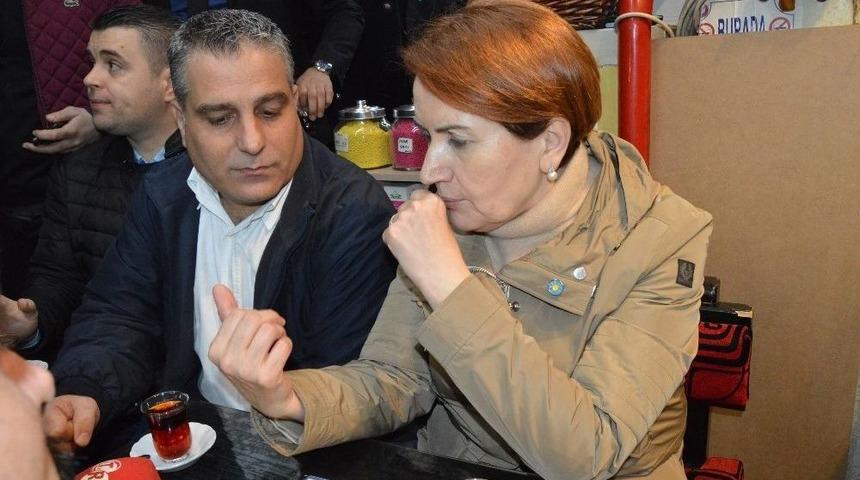Akşener, S&uuml;leymanoğlu&rsquo;nun Vefat Haberini Edirne&rsquo;de Aldı