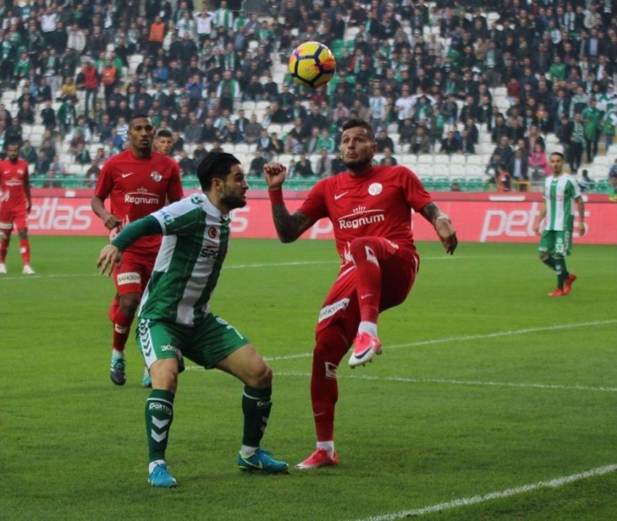 S&uuml;per Lig: Atiker Konyaspor: - Antalyaspor: (ilk Yarı)