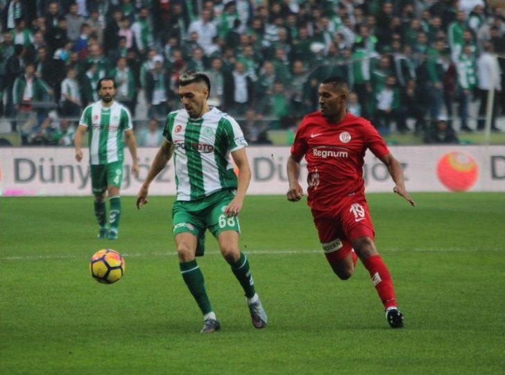 Süper Lig: Atiker Konyaspor: - Antalyaspor: (ilk Yarı) G1