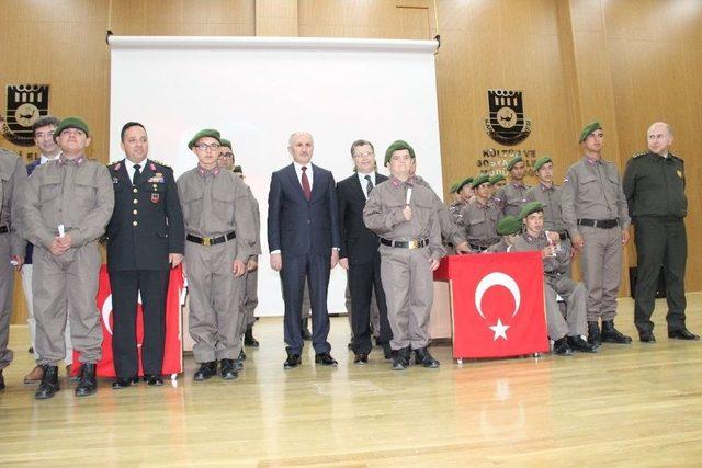 Karaman’da Bir Günlük Askerlik Yapan 19 Engelli, Düzenlenen Törenle Yemin Etti