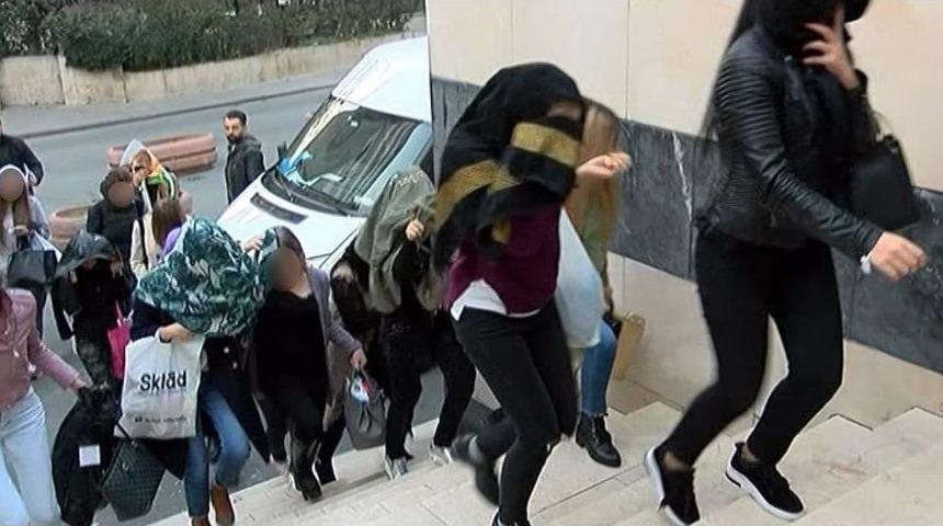 Konsomatrislik Yapan Yabancı Uyruklu 25 Kadın G&ouml;zaltına Alındı